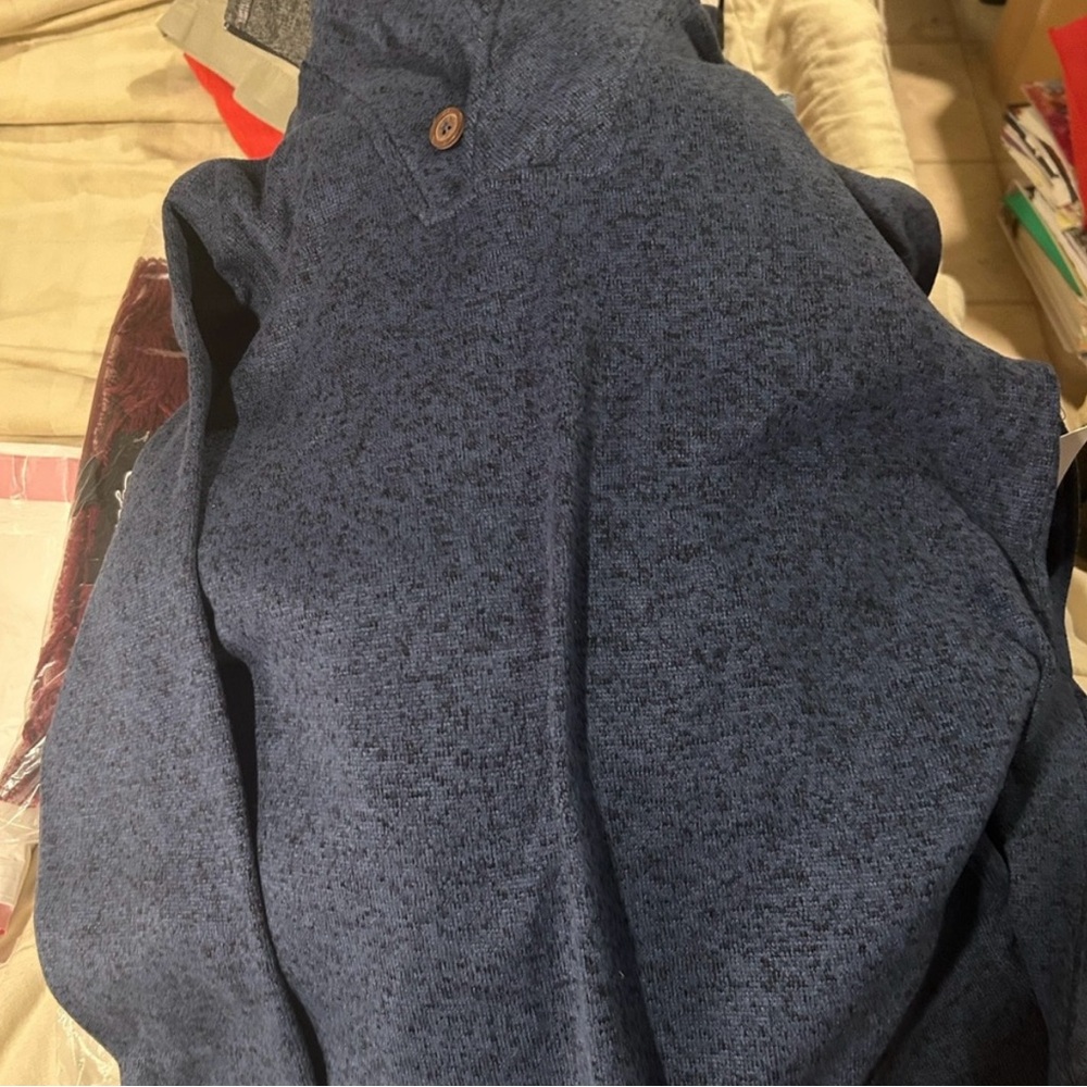 NWT Kohl's Heather Blue Knit Sweater